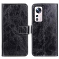 Xiaomi 12 Pro Wallet Case with Magnetic Closure