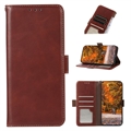 OnePlus 11 Wallet Leather Case with RFID - Brúnn