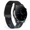 Water-resistant Smartwatch with 02 Sensor T3 - Milanese Strap - Black
