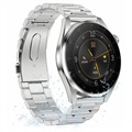 Water-resistant Smartwatch with 02 Sensor T3 - Stainless Steel - Silver