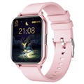 Waterproof Smart Watch with Heart Rate Q26 - Pink