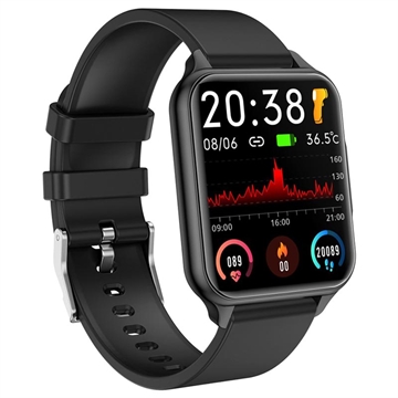 Waterproof Smart Watch with Heart Rate Q26PRO - Black