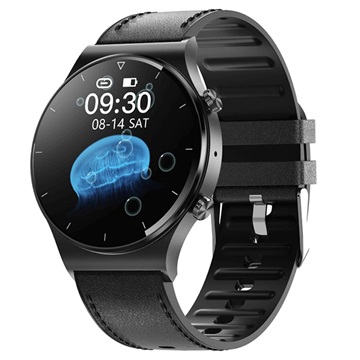 Waterproof Smart Watch with Heart Rate GT16 - Black