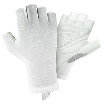 West Biking YP0211265 Shock-Absorb Half-Finger Cycling Gloves - M - White