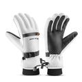 West Biking YP0211271 Waterproof Ski Gloves with Touch Support - XL - White