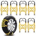 Winter Car Tire Snow Chains / Safety Traction Chains - 6 Pcs.