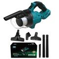 Wireless Handheld Vacuum Cleaner with HEPA Filter, LED Light - 9.4Kpa - Green