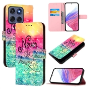 Motorola Edge 60, Edge 60 Fusion Wonder Series Wallet Case - Never Stop Dreaming