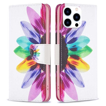 iPhone 16 Pro Max Wonder Series Wallet Case - Flower