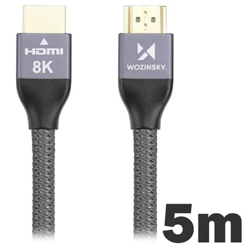 Wozinsky HDMI 2.1 8K 60Hz / 4K 120Hz / 2K 144Hz Cable - 5m