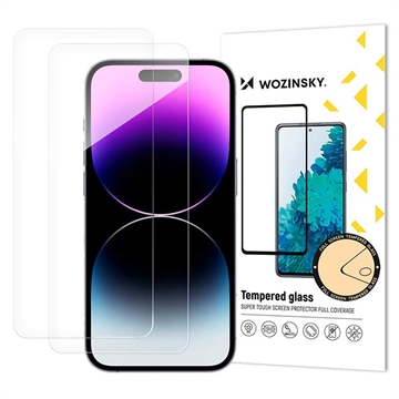 iPhone 17 Pro Max/16 Pro Max Wozinsky Super Tough Tempered Glass Screen Protector - 2 Pcs.
