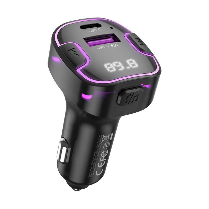 XO BCC12 FM Transmitter / Car Charger - Black