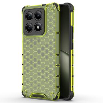 Xiaomi 14T Honeycomb Armored Hybrid Case - Green