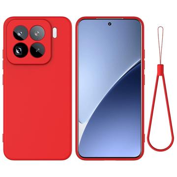 Xiaomi 15 Pro Liquid Silicone Case with Hand Strap