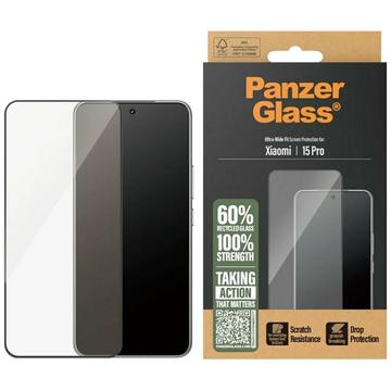 Xiaomi 15 Pro PanzerGlass Ultra-Wide Fit Screen Protector - Black Edge
