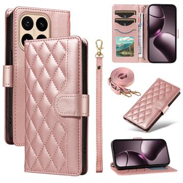 Xiaomi 15T Luxury Quilted Wallet Case