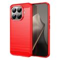 Xiaomi 15T Pro Brushed TPU Case - Carbon Fiber