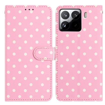 Xiaomi 15T Pro Polka Dot Pattern Wallet Case
