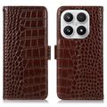 Xiaomi 17 Crocodile Series Wallet Leather Case with RFID