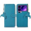 Xiaomi 17 Pro Max Wallet Leather Case with RFID - Blue