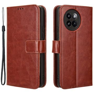 Xiaomi Civi 4 Pro/14 Civi Wallet Case with Magnetic Closure - Brown