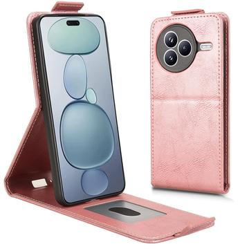 Xiaomi Civi 5 Pro Vertical Flip Case with Stand - Rose Gold