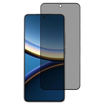 Xiaomi Poco F7 Pro Privacy Full Cover Tempered Glass Screen Protector - Black Edge