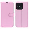 Xiaomi Redmi 12C Wallet Case with Magnetic Closure - Pink