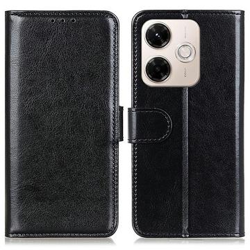 Xiaomi Redmi 13x Wallet Case with Stand - Black