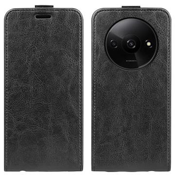 Xiaomi Redmi A3 Vertical Flip Case with Card Slot - Black