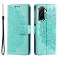 Xiaomi Redmi A5 4G/Poco C71 Mandala Series Wallet Case - Green