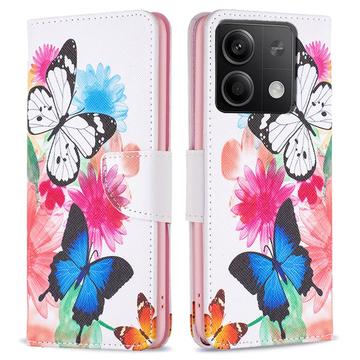 Xiaomi Redmi Note 13 Wonder Series Wallet Case - Butterflies