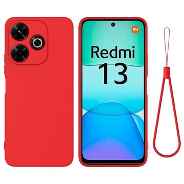 Xiaomi Redmi Note 13R/Redmi 13/Poco M6 4G Liquid Silicone Case - Red