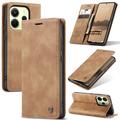 Xiaomi Redmi Note 14 4G Caseme 013 Series Wallet Case - Brown