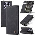 Xiaomi Redmi Note 14 Pro 4G Caseme 013 Series Wallet Case - Black