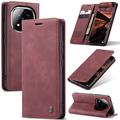 Xiaomi Redmi Note 14 Pro 5G/14 Pro+ 5G/Poco X7 Caseme 013 Series Wallet Case - Wine Red