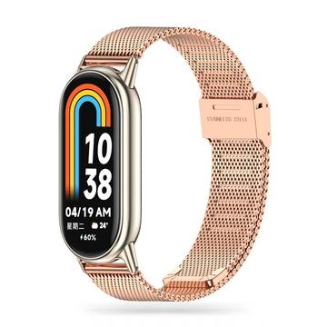 Xiaomi Smart Band 8/9 NFC Tech-Protect Milanese Strap - Rose Gold