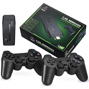 Y3 Lite Video Game HDMI Stick with Dual 2.4G Wireless Controllers - Built-in 3000 Games, 32G