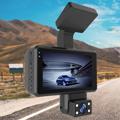 Dual-Lens 1080p Car Camera with G-Sensor YC-868 - Front / Interior