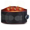 YF-FR069 Graphene Heating Therapy Waist Belt with Vibration Massage - Black