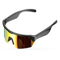 YJ006 2-in-1 Bluetooth Smart Glasses / Bike Audio Sunglasses - Black / Orange
