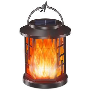 YY-91008B Hanging Solar Lantern with Flickering Flame Effect