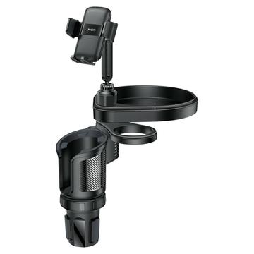 Yesido C274 4-in-1 Multifunctional Car Cup Holder - 4.7"–7.2" - Black