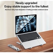 Yesido LP07 Adjustable Laptop Stand - 13-20" - Silver