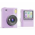 Z900 Kids Instant Print Camera with Creative Filters, 32GB Memory Card - Purple