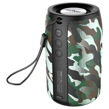Zealot S32 Portable Water Resistant Bluetooth Speaker - 5W - Green Camouflage