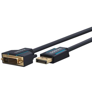 Clicktronic DVI-D Dual-Link / Active DisplayPort Cable - 5m