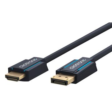 Clicktronic Active Displayport / HDMI 2.0 Cable - 10m