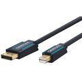 Clicktronic DisplayPort / Mini DisplayPort Adapter Cable - 1m - Black