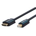 Clicktronic Active Mini DisplayPort / HDMI Adapter Cable - 1m - Black